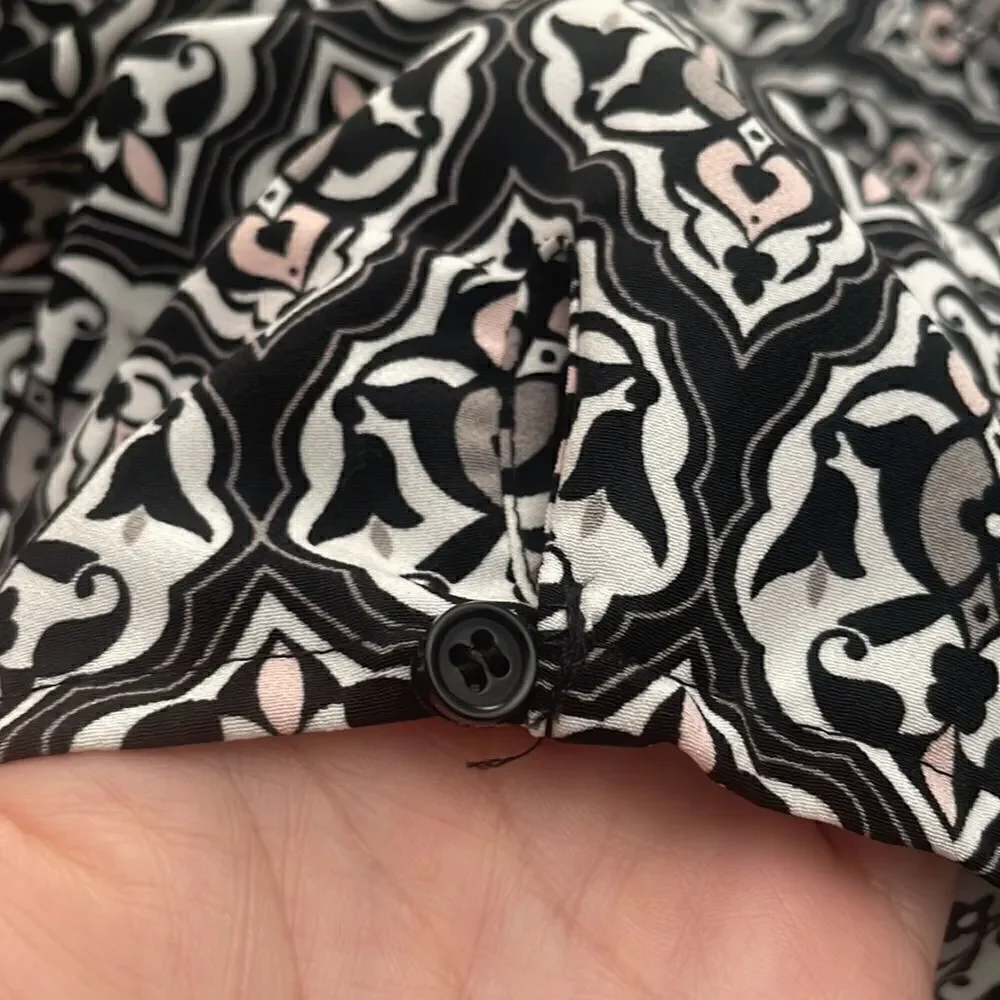 NEW Graphic Printed Fit & Flare Dress sz 10 - Picture 7 of 16